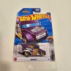 Hot Wheels Treasure Hunt Mailed It Purple Mail Truck HW Metro Netflix Lets Race